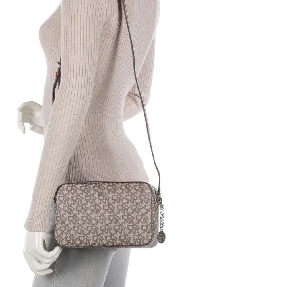 DKNY Monogram Cross-Body Purse